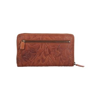 BILLETERA MUJER AQ FLOWER ZIP