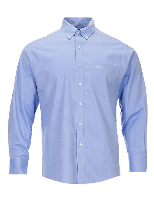 CAMISA M/L para HOMBRE SHR-WOR TRAVEL-MCO SKY BLUE[SB1