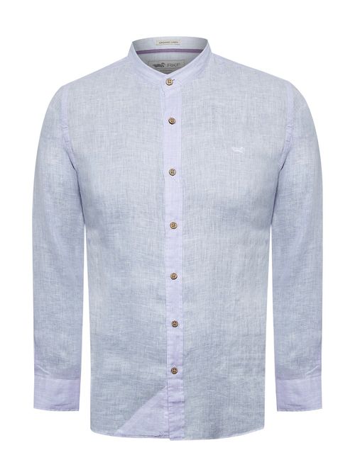 CAMISA M/L para HOMBRE SHR-LINENMAO-SU25 MELANGE DUSK