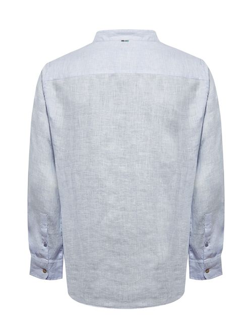 CAMISA M/L para HOMBRE SHR-LINENMAO-SU25 MELANGE DUSK